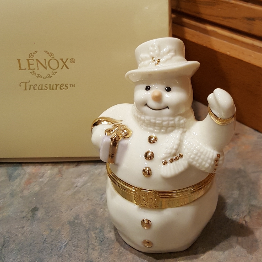 Lenox Snowman Box- Spirit of the Season